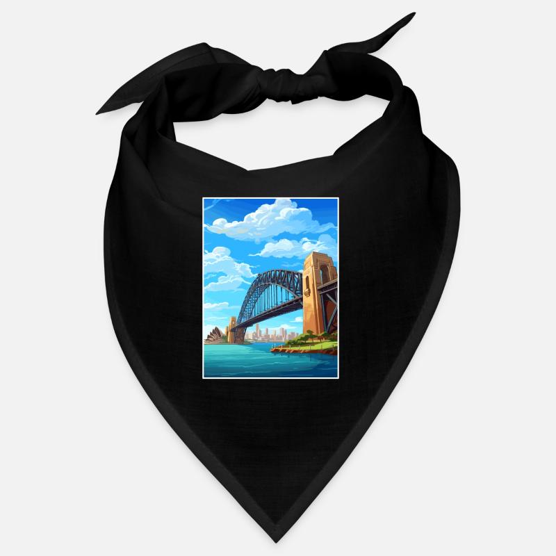 Sydney Harbour Bridge Australien Reiseposter Bandana