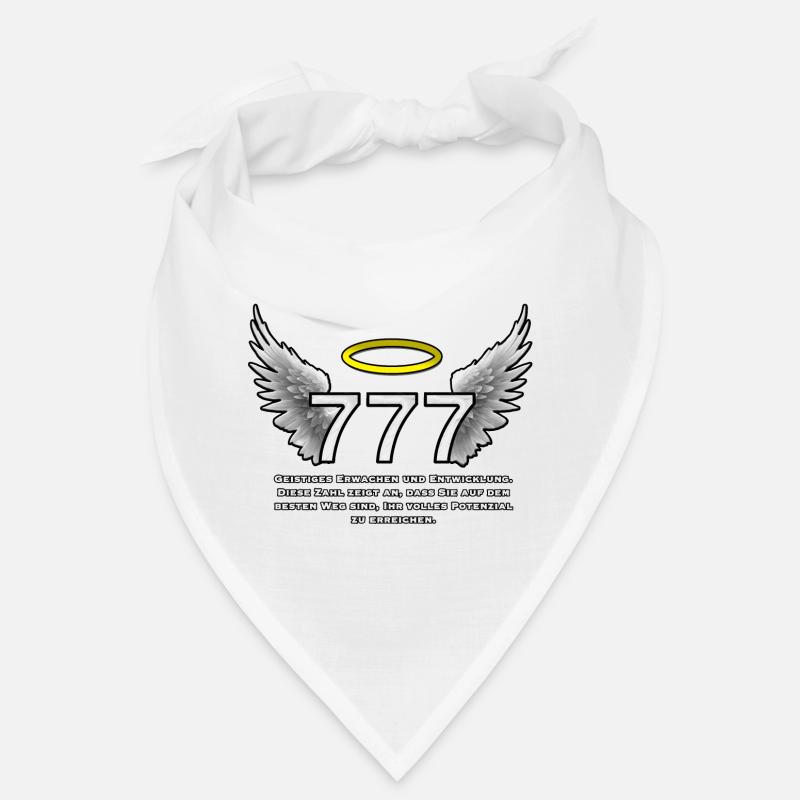 Heilige 777 EngelWings - Bandana - Weiß