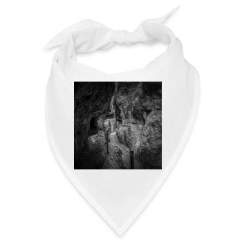 Partnachklamm Garmisch-Partenkirchen Bayern Poster - Bandana - Weiß - Vorne