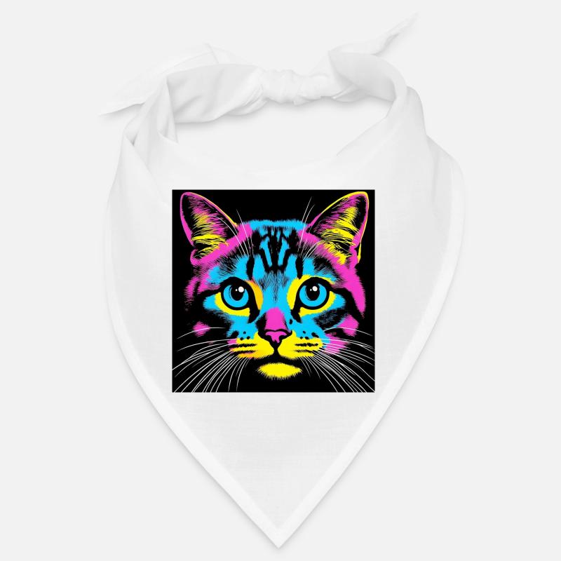 Chat Pop Art Bandana