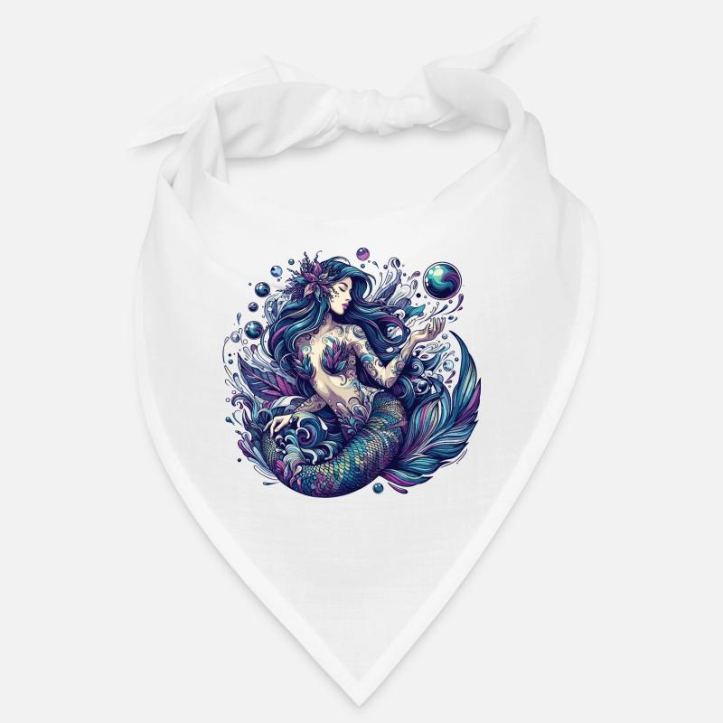 Meerjungfrau Nixe Wasserfrau Geschenk Bandana