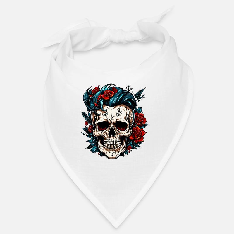 Skull / Skull / Skeleton / Gothic / Tattoo Bandana