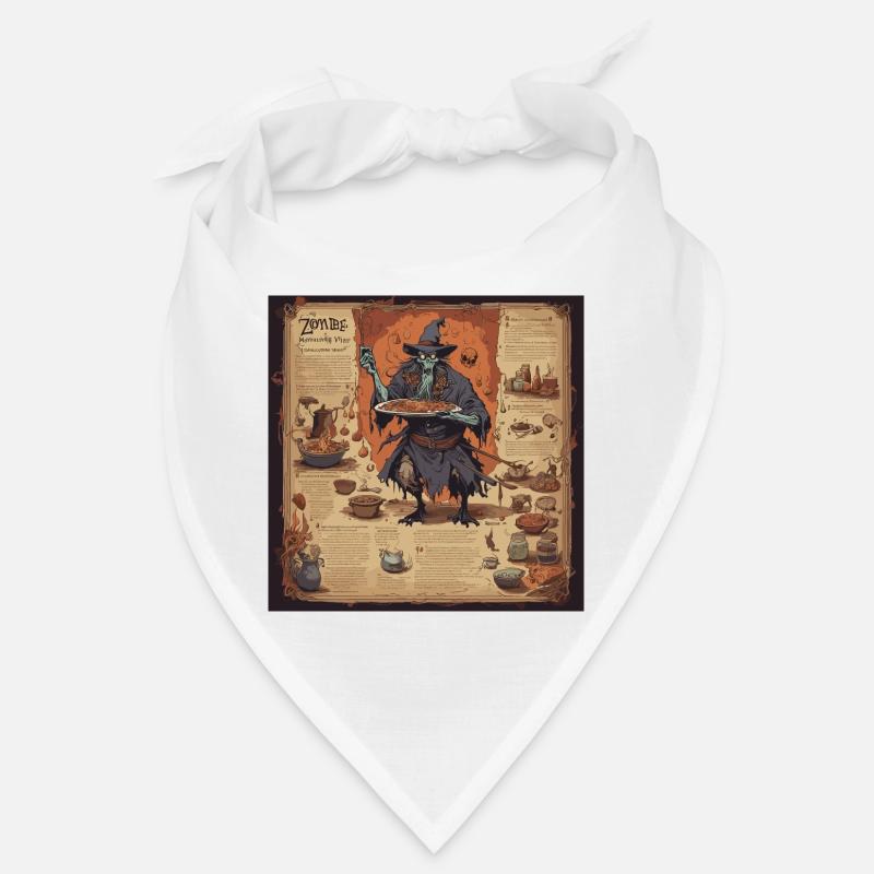Manuel de la sorcière / grimoire / Halloween / automne Bandana
