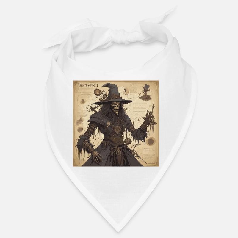 Manuel de la sorcière / grimoire / Halloween / automne Bandana