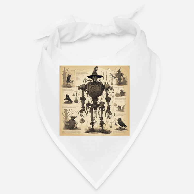 Manuel de la sorcière / grimoire / Halloween / automne Bandana
