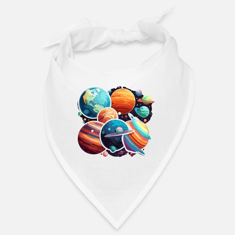 Planets / Solar System / Space / Galaxy Bandana