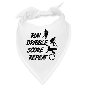 Feldhockey Spruch - Bandana - Weiß - Vorne