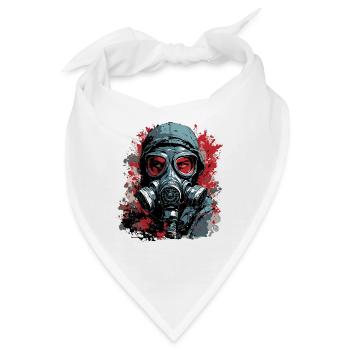 Apocalypse / Weltuntergang / Zerstörung / Anarchie - Bandana - Weiß - Vorne