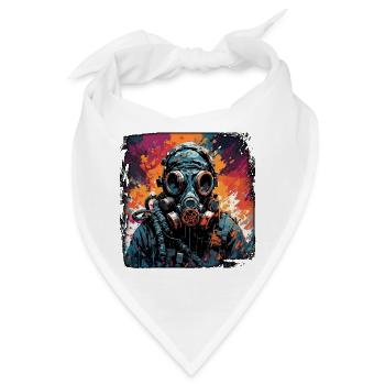 Apocalypse / Weltuntergang / Zerstörung / Anarchie - Bandana - Weiß - Vorne