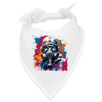 Apocalypse / Weltuntergang / Zerstörung / Anarchie - Bandana - Weiß - Vorne