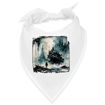 Apocalypse / Weltuntergang / Zerstörung / Anarchie - Bandana - Weiß - Vorne