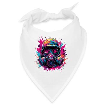 Apocalypse / Weltuntergang / Zerstörung / Anarchie - Bandana - Weiß - Vorne