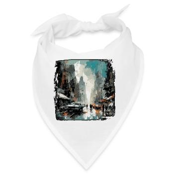 Apocalypse / Weltuntergang / Zerstörung / Anarchie - Bandana - Weiß - Vorne