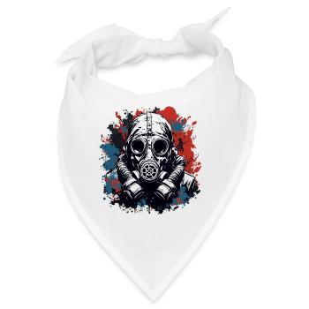 Apocalypse / Weltuntergang / Zerstörung / Anarchie - Bandana - Weiß - Vorne