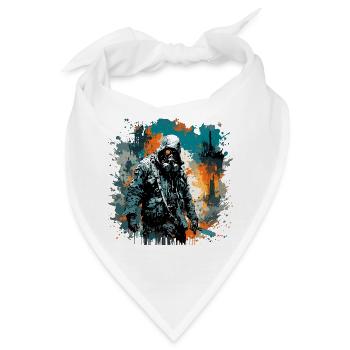 Apocalypse / Weltuntergang / Zerstörung / Anarchie - Bandana - Weiß - Vorne