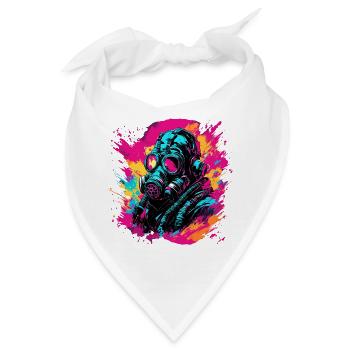 Apocalypse / Weltuntergang / Zerstörung / Anarchie - Bandana - Weiß - Vorne