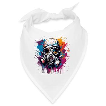 Apocalypse / Weltuntergang / Zerstörung / Anarchie - Bandana - Weiß - Vorne