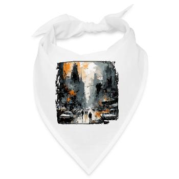 Apocalypse / Weltuntergang / Zerstörung / Anarchie - Bandana - Weiß - Vorne