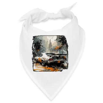 Apocalypse / Weltuntergang / Zerstörung / Anarchie - Bandana - Weiß - Vorne