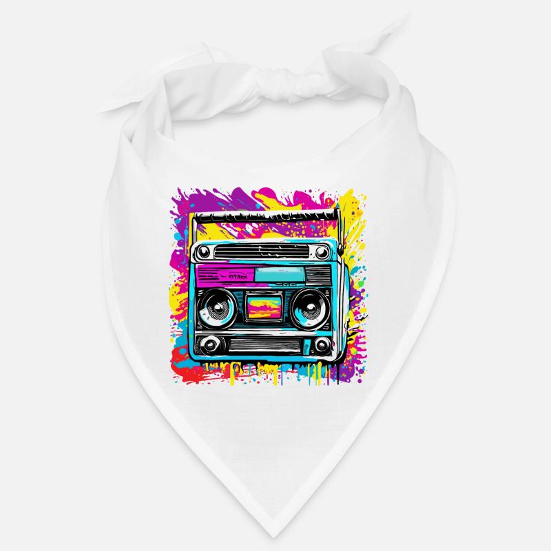 Radio / Analog / Musik / Frequenz / Lautsprecher Bandana