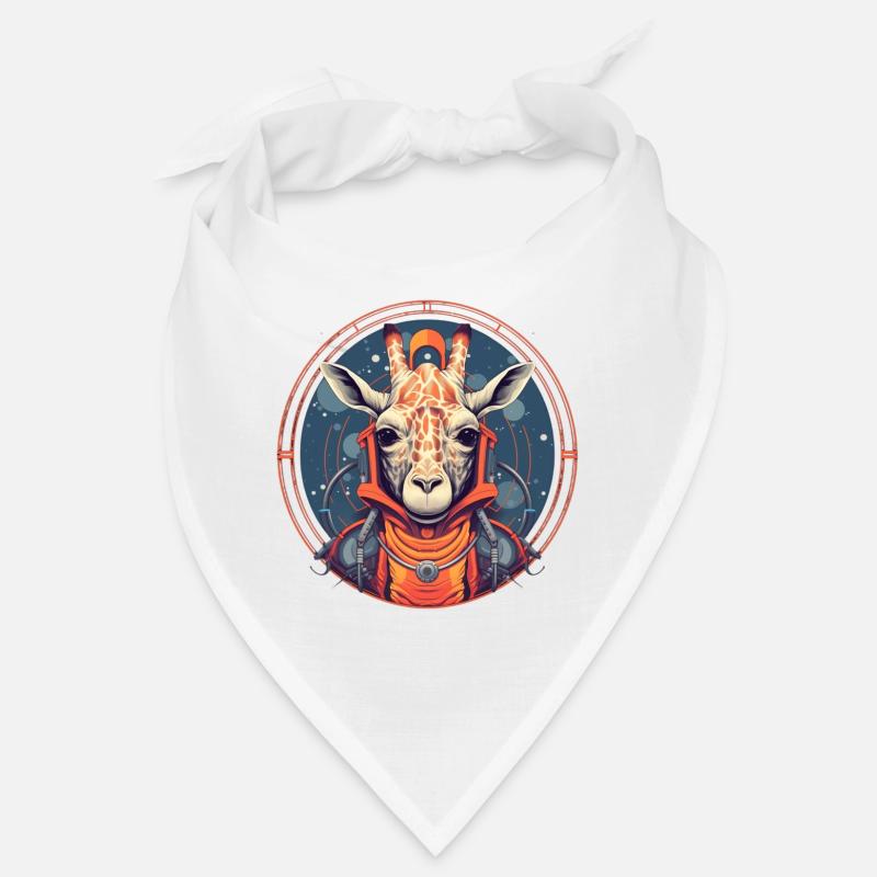 Astronaute Girafe à la dérive dans l’espace Bandana