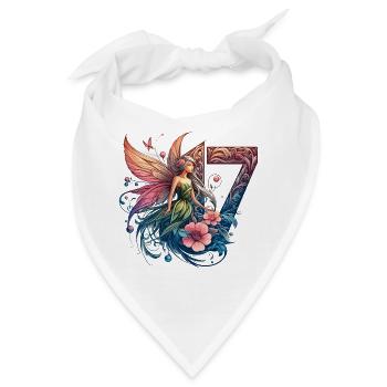 17 Jahre Fee Elfe süß Geburtstag Geschenk - Bandana - Weiß - Vorne