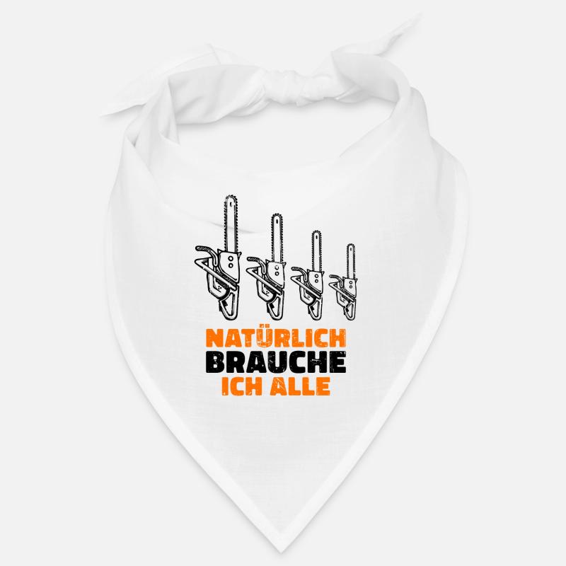 Bois de chauffage scie bûcheron déclaration forestier Bandana