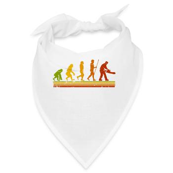 Forstwirt Holzfäller Evolution Brennholz - Bandana - Weiß - Vorne