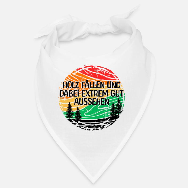 Déclaration de forestier arbre boiseries bois de bûcheron Bandana