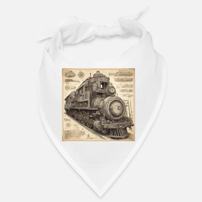 Plan / Sépia / Vintage / Rétro / Robot Bandana