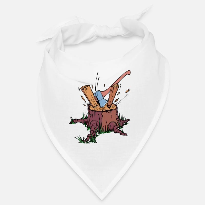 Tree Cutter Axe Wood Lumberjack Forestry Work Bandana