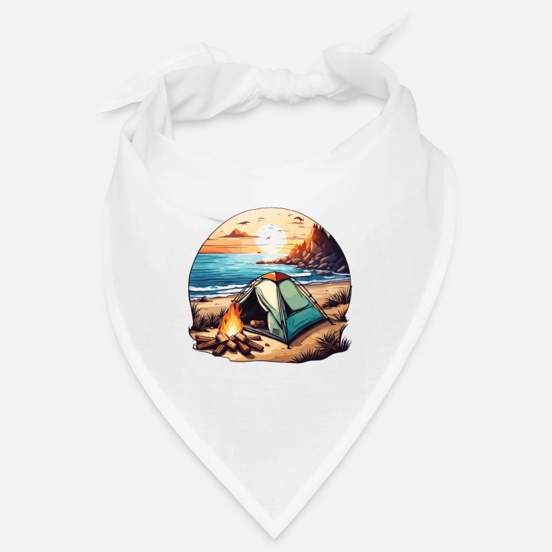 Forest / Wild / Tent / Wilderness / Trees / Life Bandana