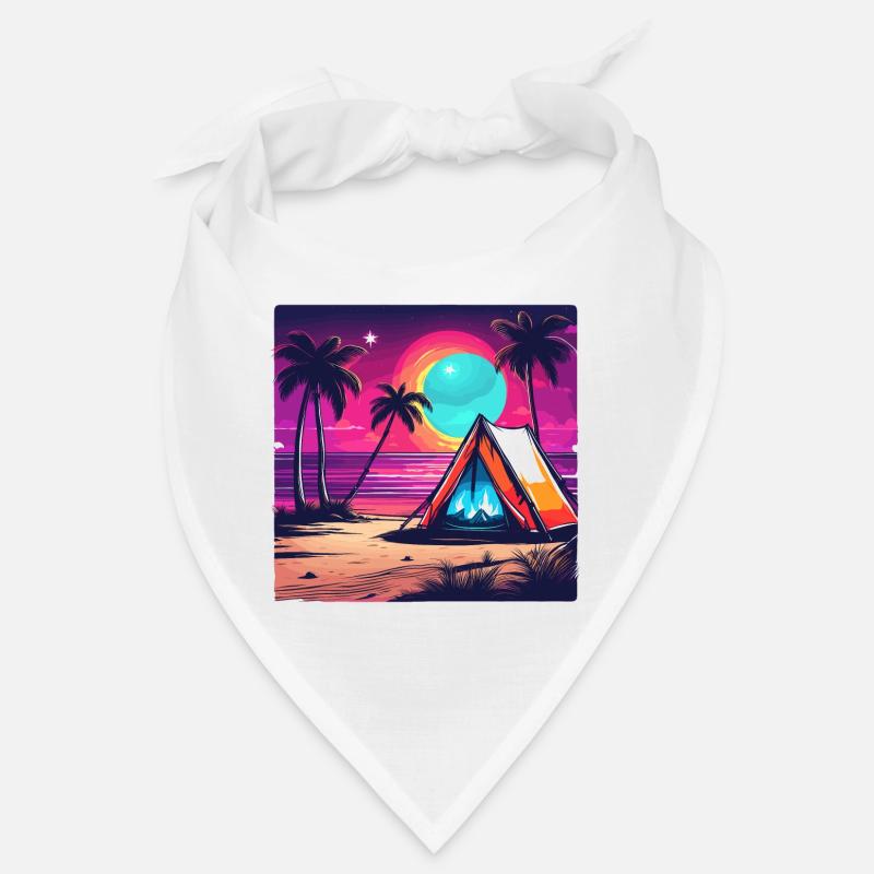 Forest / Wild / Tent / Wilderness / Trees / Life Bandana