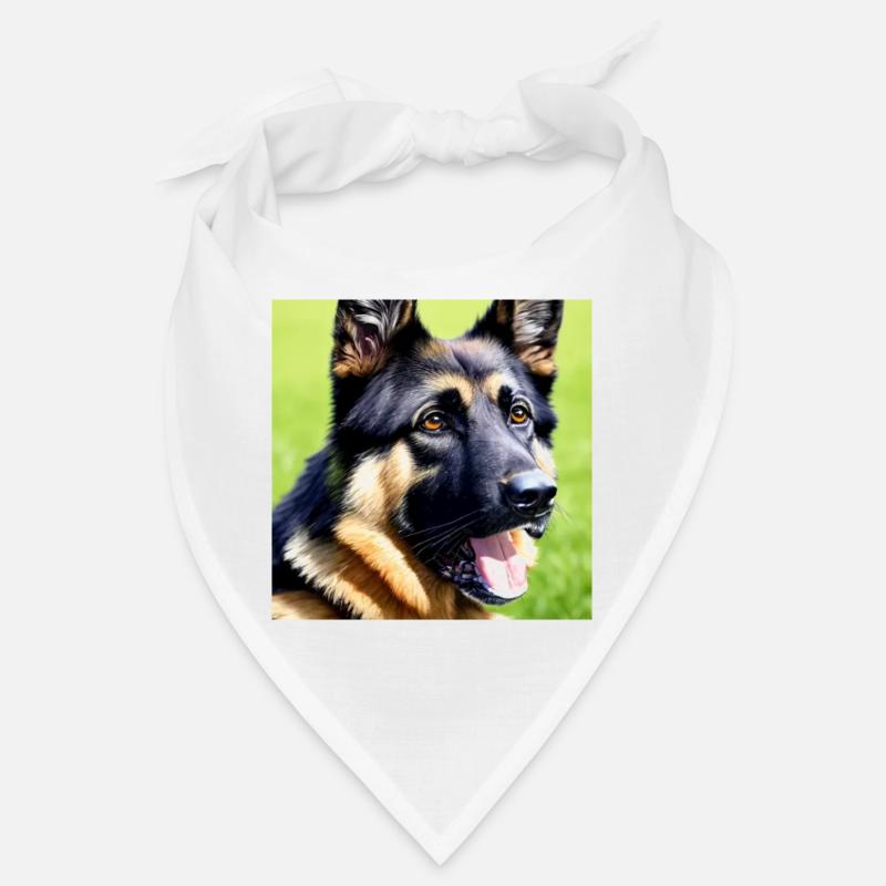 Loyal and protective: German Shepherd Bandana