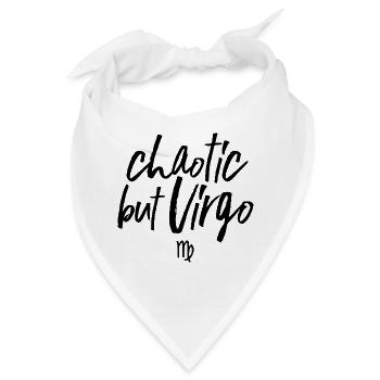 Astro Chaotic but Virgo - Bandana - Weiß - Vorne