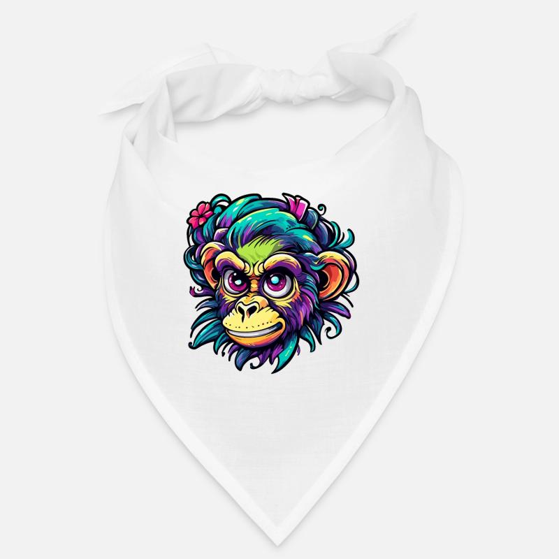 Süßer Affe / Affenmädchen / niedlich /Haarschleife Bandana