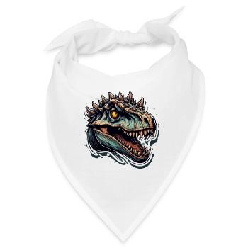 Dinosaurier / Tier / Urzeit / Reptil / Jungs - Bandana - Weiß - Vorne