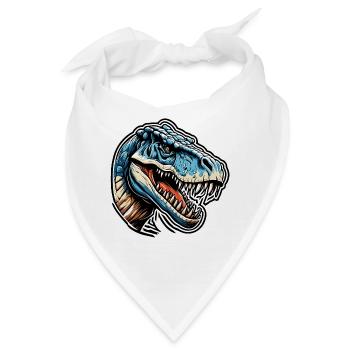 Dinosaurier / Tier / Urzeit / Reptil / Jungs - Bandana - Weiß - Vorne