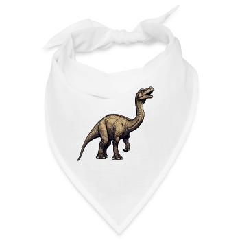 Dinosaurier / Tier / Urzeit / Reptil / Jungs - Bandana - Weiß - Vorne