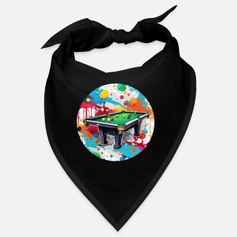 Billiard Table / Billiard Ball / 8 Ball / Pool / Kö Bandana