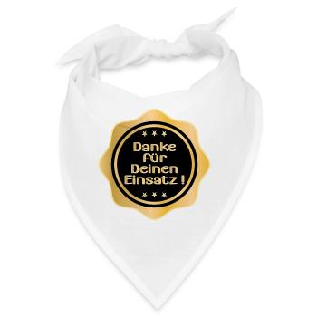 DANKESCHÖN - DANKE FÜR DEINEN EINSATZ - Bandana - Weiß - Vorne