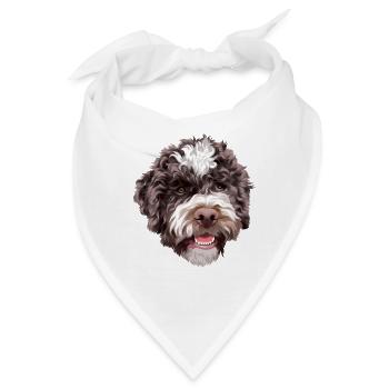 Lagotto Romagnolo - Bandana - Weiß - Vorne