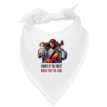 Akkorde des Christus Musik für die Seele - Bandana - Weiß - Vorne