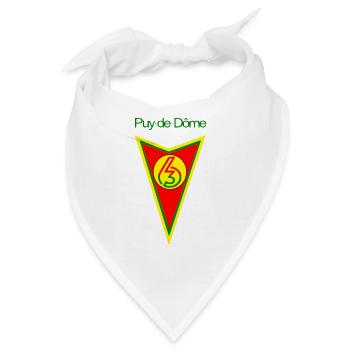 Puy de Dôme - Bandana - Weiß - Vorne