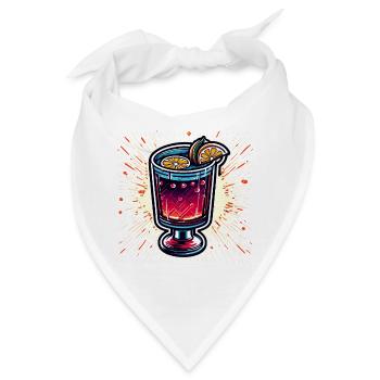Cocktail / Bar / mixen / Drink / Exotisch / Club - Bandana - Weiß - Vorne