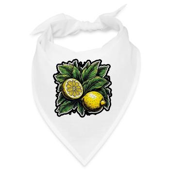 Lebensmittel / Obst / Markt / Vitamine / Design - Bandana - Weiß - Vorne