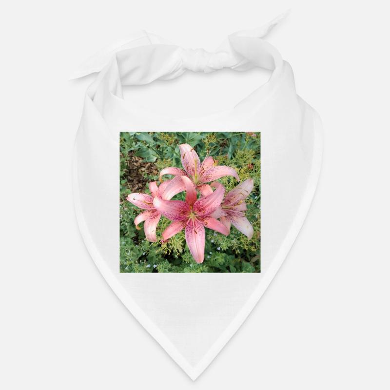 Fleurs de lys roses Bandana