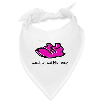 Laufschuh Walk with me - Bandana - Weiß - Vorne