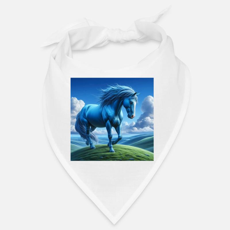 Cheval bleu Bandana
