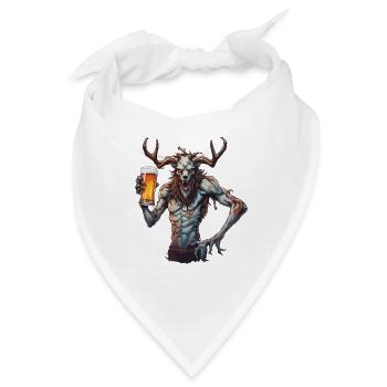 Wendigo / böser Geist / Besitzergreifend / Horror - Bandana - Weiß - Vorne
